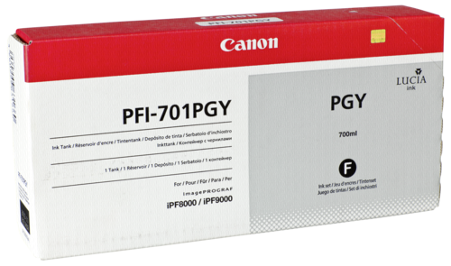 Canon PFI-701 PGY ink photo grey