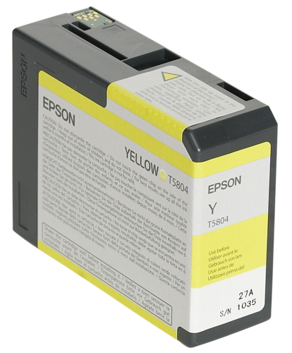 Epson Cartridge T5804 Yellow