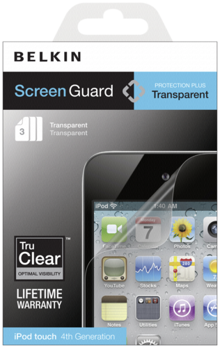 Belkin iPod Touch 4G Anti-Glare Screen Overlay 1x3