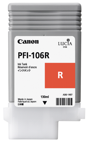 Canon PFI-106 R Red
