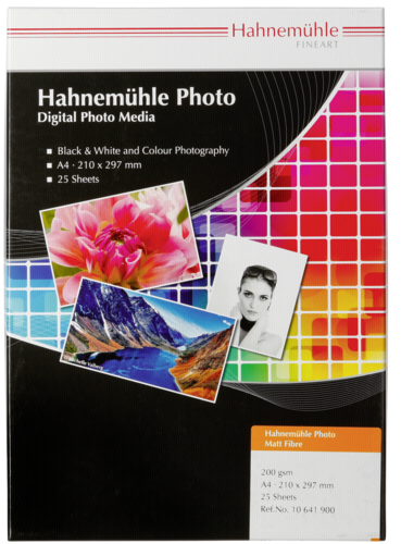 Hahnemuhle Photo Matt Fibre Warm White A4 200gr (25 Sheets)
