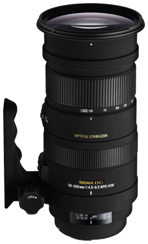 Sigma 50-500mm f/4.5-6.3 OS DG HSM APO Canon