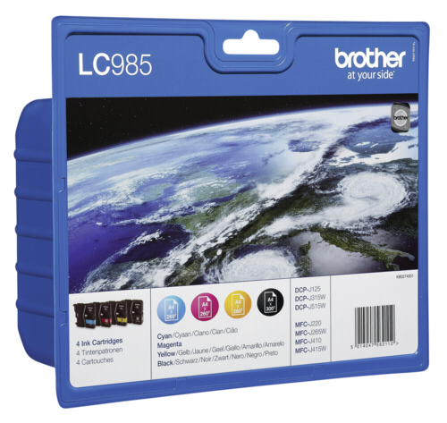 Brother LC-985 Value Pack BK/C/M/Y