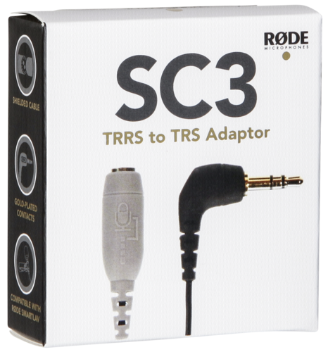Rode SC3 Adapter 3,5mm TRRS to TRS adaptor for smartLav
