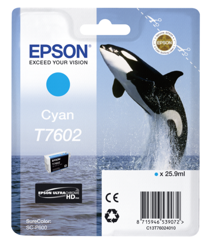 Epson Cartridge T7602 Cyan
