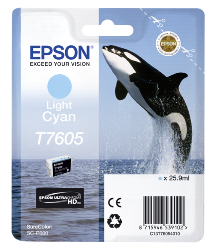 Epson Cartridge T7605 Light Cyan