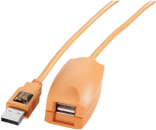 Tether Tools TetherPro USB 2.0 to Female Active Extension 5m orange