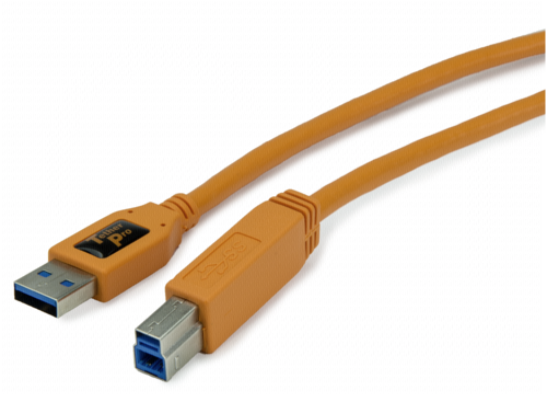 Tether Tools TetherPro USB 3.0 A to Male B 4.6m orange