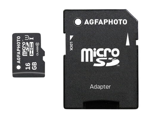 AgfaPhoto microSDHC 16GB Class 10 + Adapter