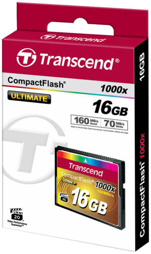 Transcend Compact Flash     16GB