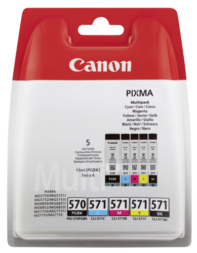 Canon PGI-570/CLI-571 PGBK/C/M/Y/BK Multipack <i>**   36  </i> 