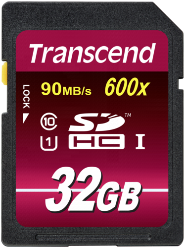 Transcend SDHC 32GB Class 10 600x UHS-I