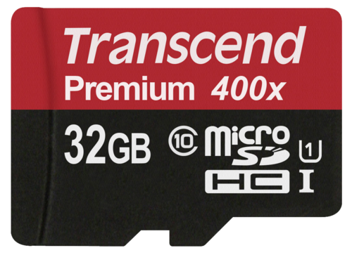 Transcend microSDHC 32GB Class 10 UHS-I  + Adapter