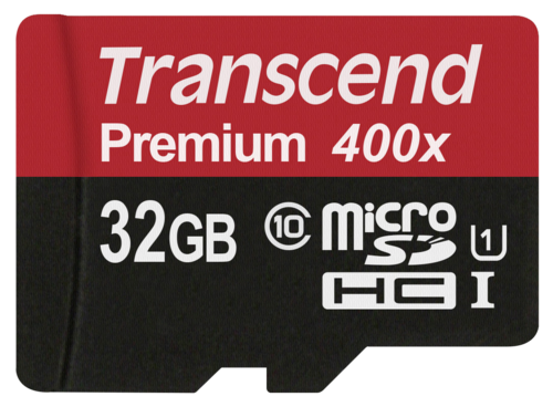 Transcend microSDHC 32GB 400x UHS-I