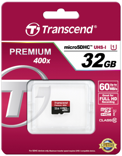 Transcend MicroSDHC Karte   32GB