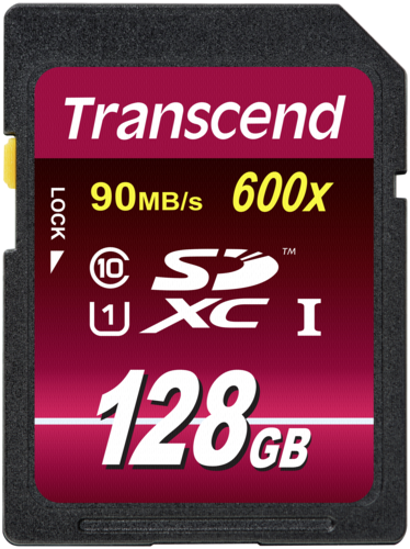 Transcend SDXC 128GB 600x UHS-I