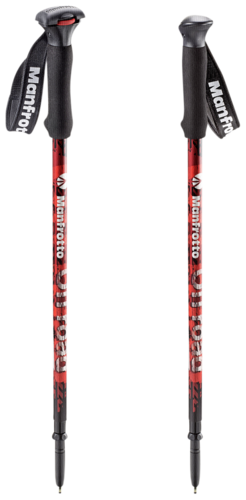 Manfrotto Off Road Aluminum Walking Sticks Red