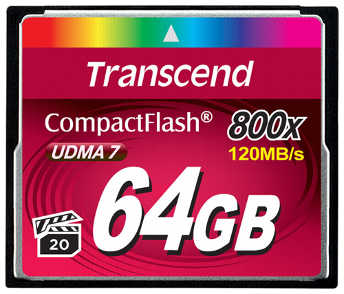 Transcend Compact Flash 64GB 800x