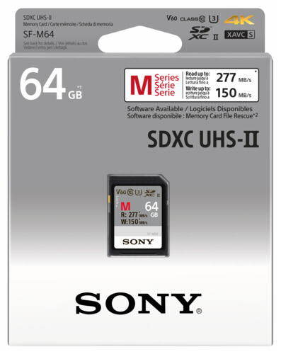 Sony SDXC M Series 64GB 150MB/s UHS-II