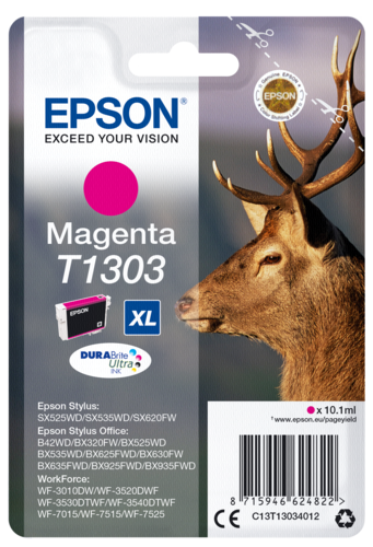 Epson Cartridge T1303 DURABrite Magenta