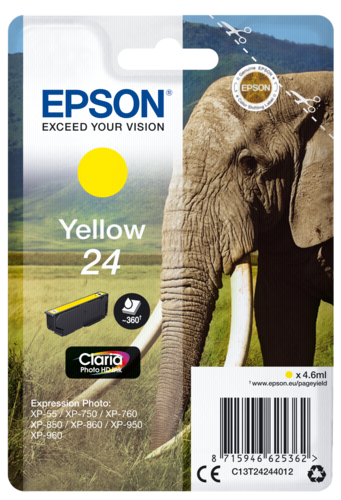 Epson Cartridge T2424 Claria Photo HD Yellow