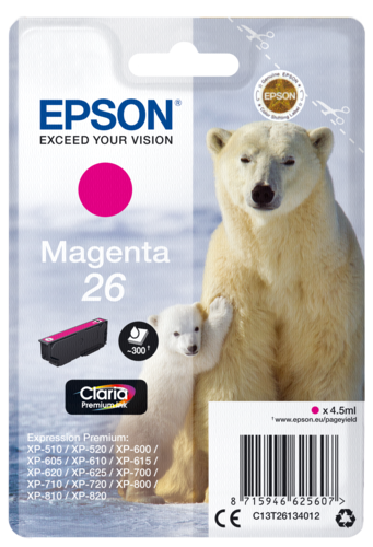 Epson Cartridge T2613 Claria Premium magenta