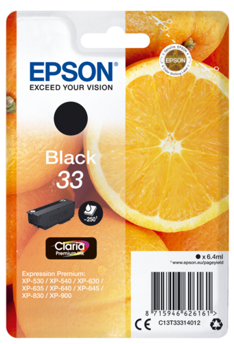 Epson Cartridge T3331 Premium Black