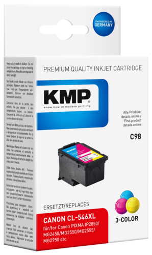 KMP C98 cartridge Canon PG-546XL color