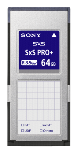 Sony SBP-64D 64GB SxS PRO+ Express Card