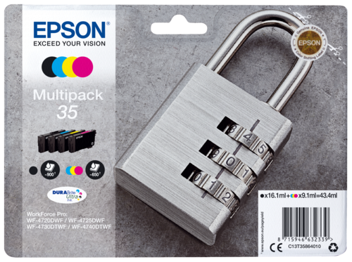Epson Cartridge T3586 DURABrite Ultra Multipack BK/C/M/Y