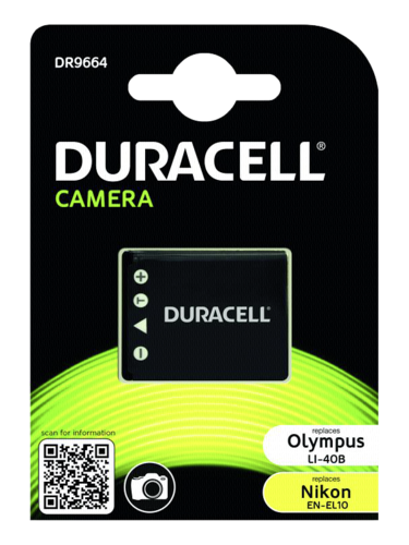 Duracell Olympus Li-40B/Nikon EN-EL10 700mAh
