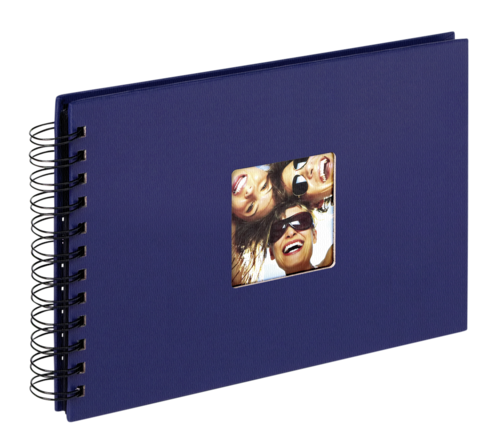 Walther Fun blue Spiral 23x17 - 40 black pages