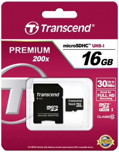 Transcend microSDHC 16GB
