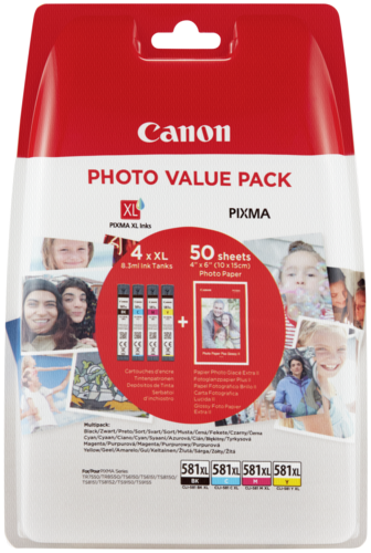 Canon CLI-581 C/M/Y/BK Multipack XL