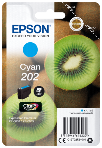 Epson Cartridge T02F2 Claria Premium cyan