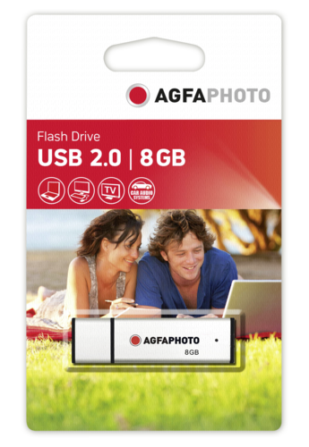 AgfaPhoto 8GB USB 2.0 Silver