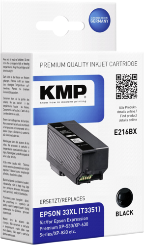 KMP E216BX cartridge Epson T3351XL black