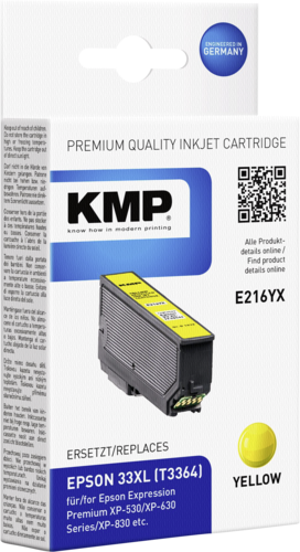 KMP E216YX cartridge Epson T3364XL yellow