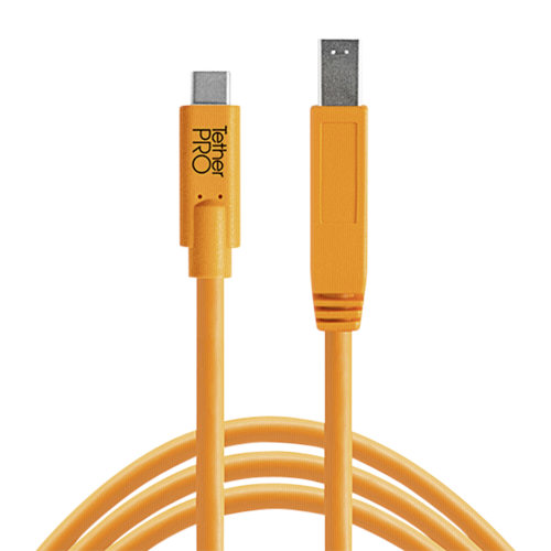 Tether Tools USB-C to 3.0 Male B 4,60m orange