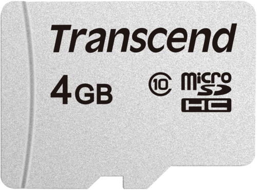 Transcend microSDHC 300S 4GB Class 10