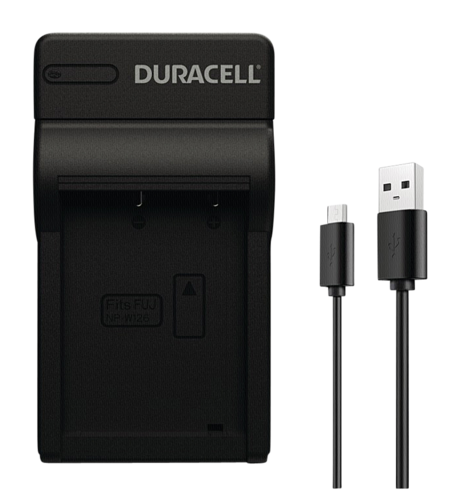 Duracell Charger with USB Cable for NP-W126