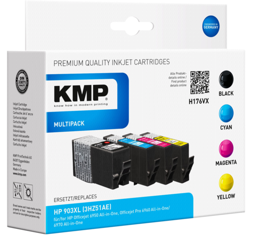 KMP H176VX Promo Pack BK/C/M/Y for HP 3HZ51AE 903XL
