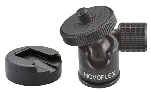 Novoflex Ball Head small with Hot Shoe