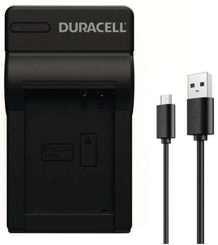 Duracell Charger with USB Cable for DRC10L/NB-10L