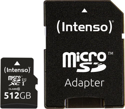 Intenso Premium microSDXC 512GB UHS-I + adapter
