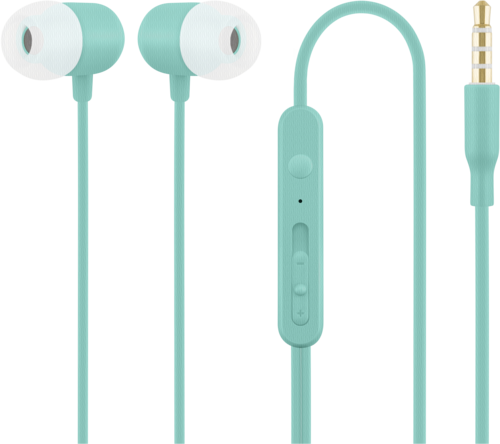Acme HE21B In Ear Headphones with Microphone blue