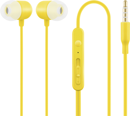 Acme HE21Y In Ear Headphones with Microphone Yellow