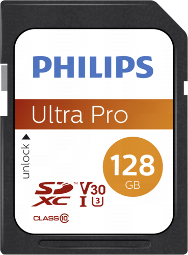 Philips SDXC 128GB Class 10 UHS-I V30