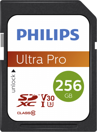 Philips SDXC 256GB Class 10 UHS-I V30