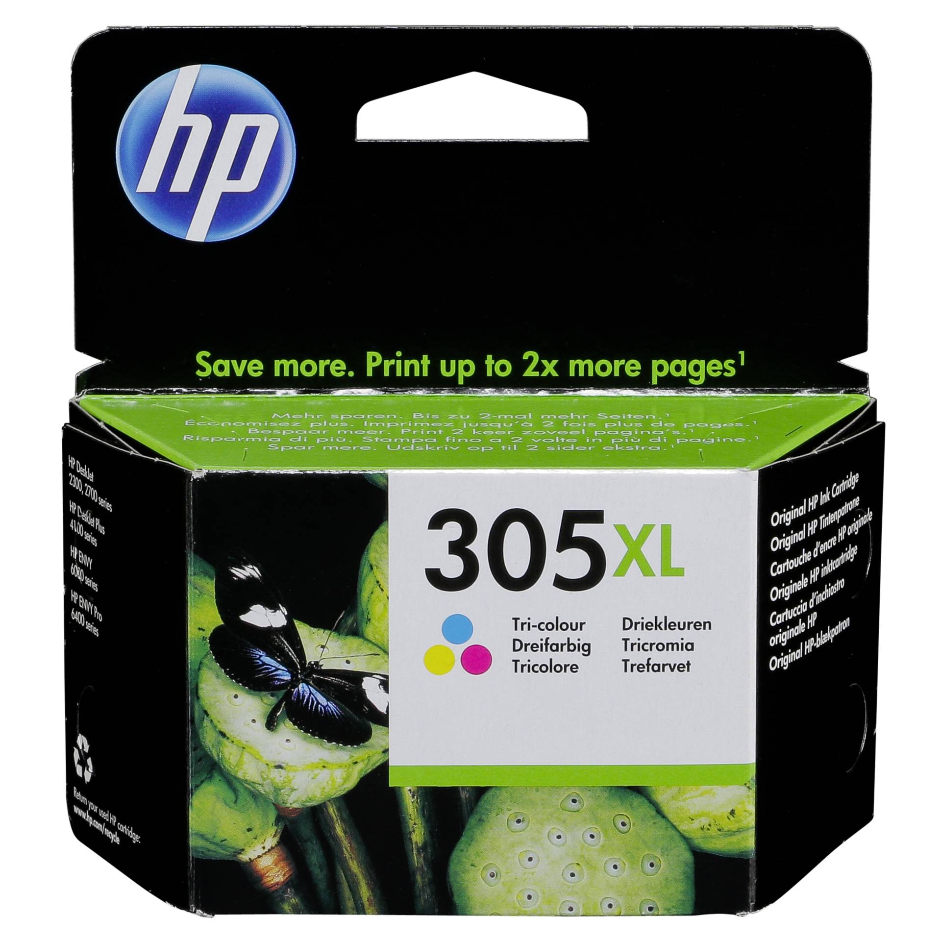 HP 3YM63AE ink cartridge 3-colors No. 305 XL